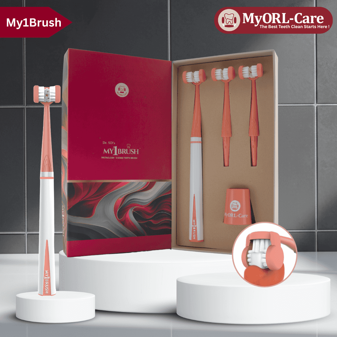 My1Brush - 3 Sided Toothbrush