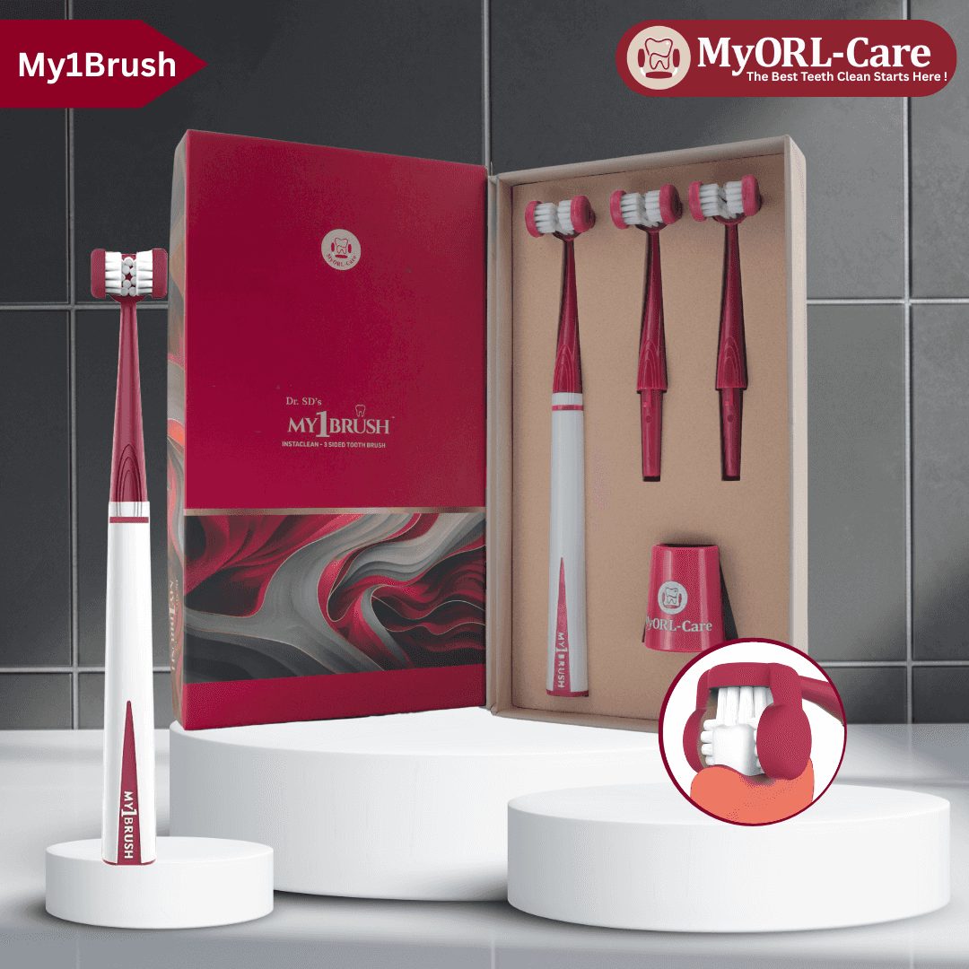 My1Brush - 3 Sided Toothbrush