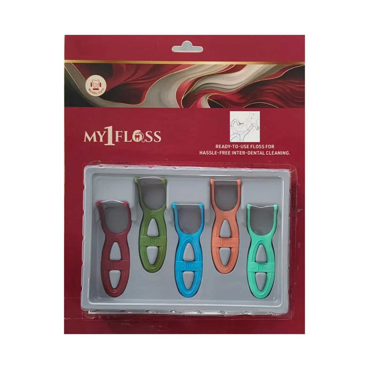 My1Floss - Instant Dental Floss (Pack of 5)